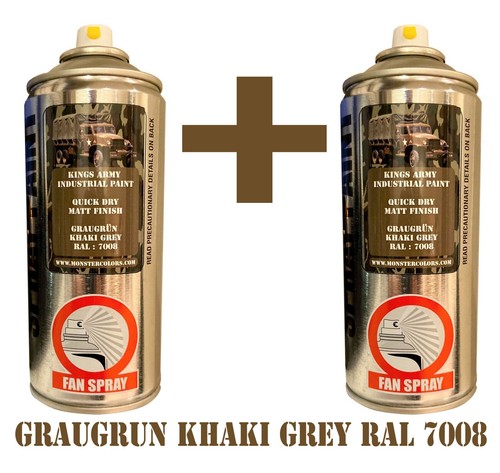 Khaki grey spray paint ral7008 - grey,