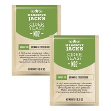 MANGROVE JACK'S M02 Cider Yeast - 2 x 9g Sachets - Craft Series