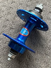 Genuine Old School ACS Bmx Bike REAR Wheel Hub 36H Blue Made In Usa High Flange