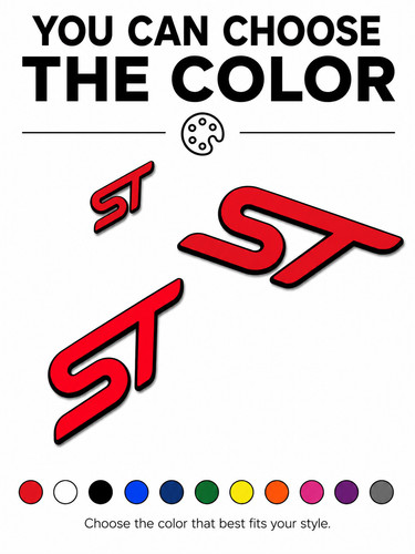Ford fiesta badge set - fiesta,