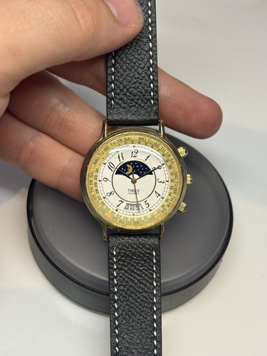 Vintage timex moonphase triple - vintage,