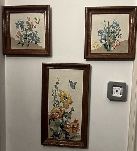 Set framed floral - set, of