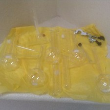 Lot of 5 Pyrex Round Bottom