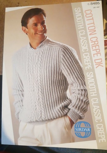 Sirdar men sweater - men's, knitting