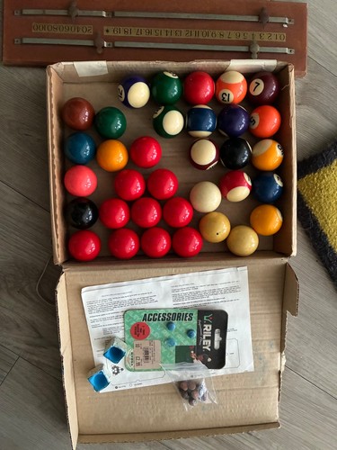 Vintage set mini pool - of, 1.5"