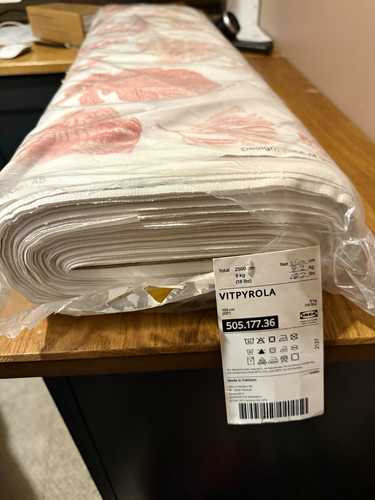 Ikea pyrola fabric 25m roll - ikea,