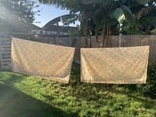 Vintage Dorma Country Diary Pencil Pleat Cottage Floral Curtains 66x72 inches