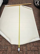 WHITE VINYL VOLKSWAGEN TYPE 2 SPLIT BAY DOOR CARD CAMPERVAN MOTORHOME TALBOT T25