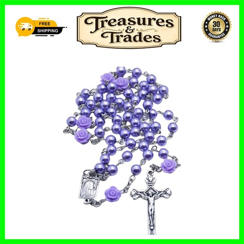 Light purple pearl beaded - pearl,