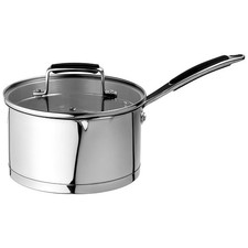 ProChef 18cm Stainless Steel Saucepan with Glass Lid Induction & Oven Safe