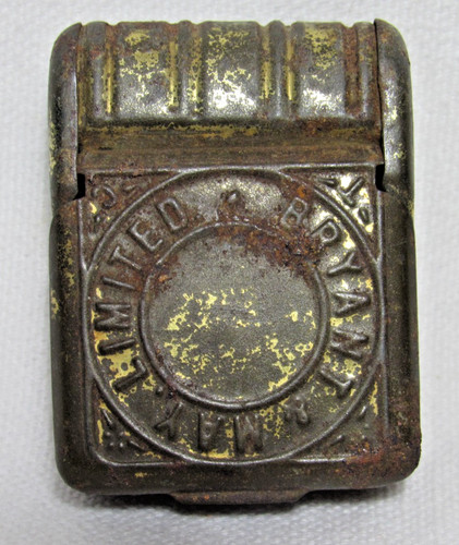 Antique bryant may tin match - &,