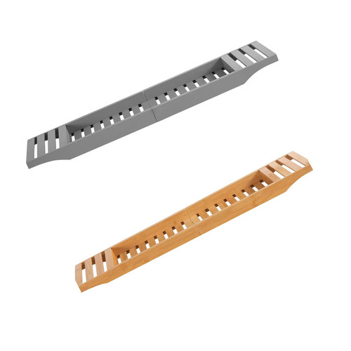 Bamboo bath tub - tub, rack