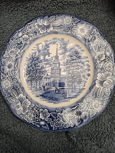 Staffordshire ironstone plate - ironstone,