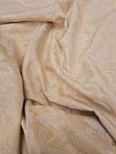 Champagne Gold Damask Curtain