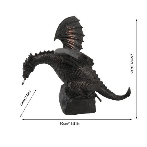 Garden dragon statue fountain - dragon,