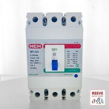 MEM MFL323 / TLF323 Panelboard MCCB  32A 3P 415V 25kA Bill Memshield 2 INC VAT