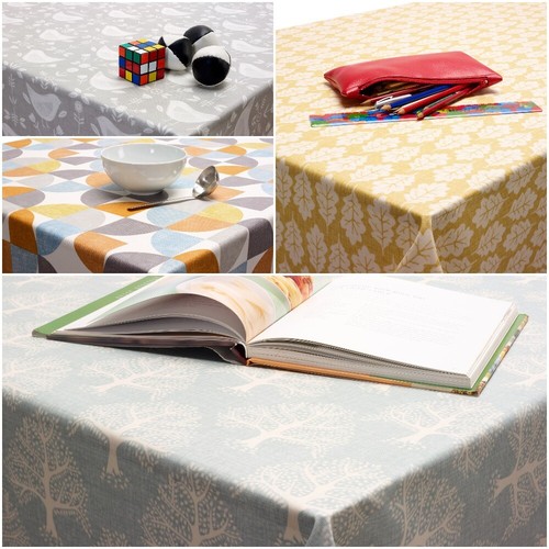 Wipe clean tablecloth oilcloth - clean,