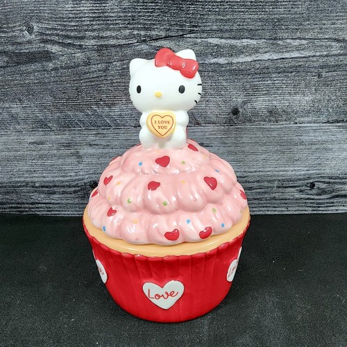 Hello kitty red cupcake - cupcake, candy