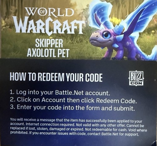 Skipper axolotl pet blizzcon - skipper,