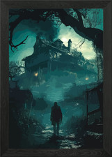 Spooky House in the Woods