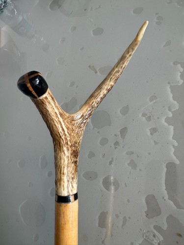 Wooden walking stick cane with - walking,