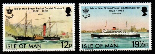 Isle man sg223 - sg223/4, steam