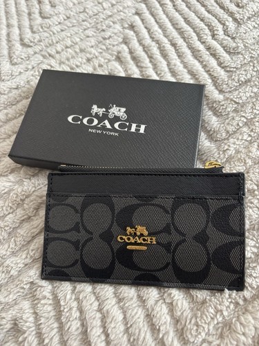 Coach coin wallet with card - coin,
