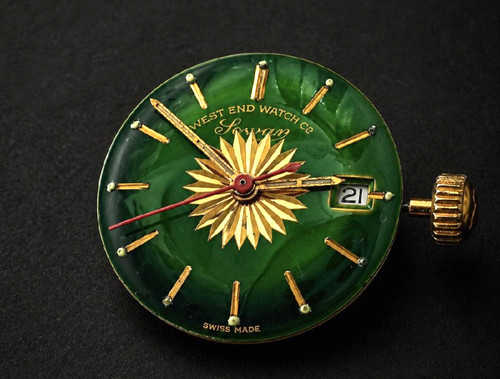 West end dial - west, green