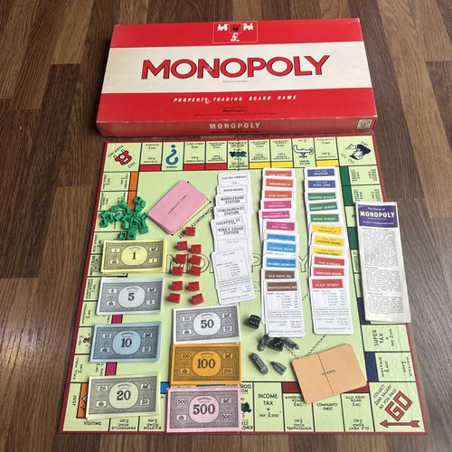 Vintage monopoly 1972 - monopoly,