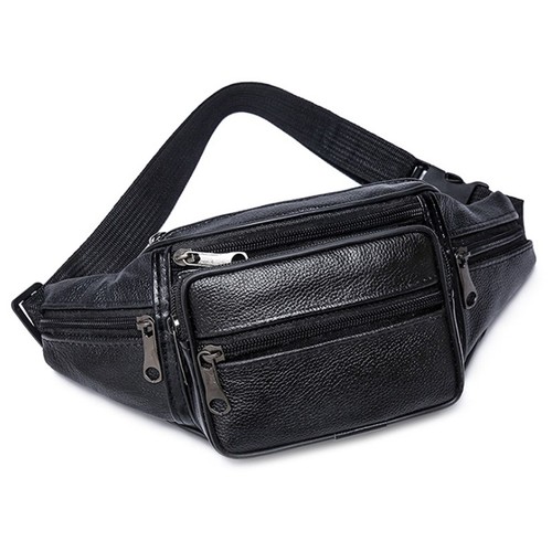 Real leather zipped secure - zipped,