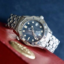 Omega Seamaster Blue Men's Watch 300m Diver Bond Professional ORIGINAL BOXES