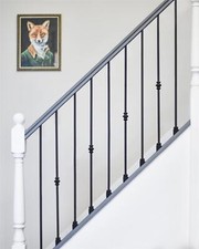 Deluxe Set of 2 Black Stair