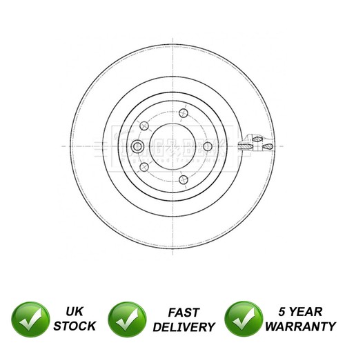 Brake disc rear - disc, sjr
