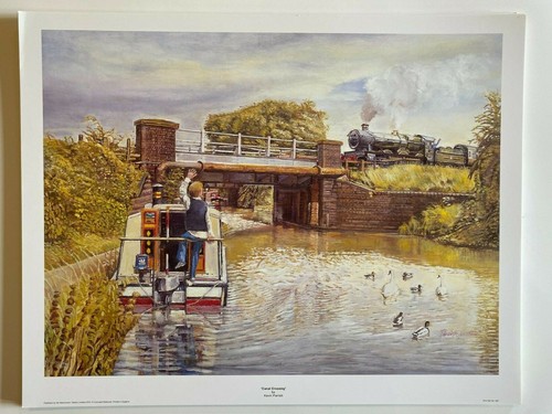 English canal boat - english,