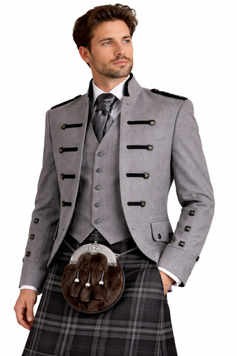 Men highland gray kilt - highland,