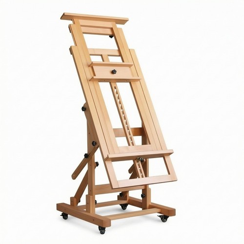 Rolling studio easel - studio, wheeled