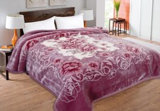 2PLY Blanket Luxury & Premium Heavy Weight Super Soft Reversible Bed Throw