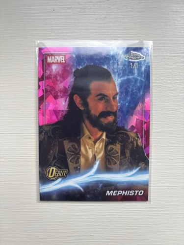 Mephisto topps chrome marvel - chrome,