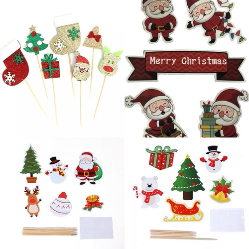 Christmas cake topper cupcake - cake,