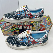Vans Era Marvel Comics Spiderman Colab Shoes Men 7.5 Women 9 w/Damaged Box
