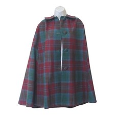 Vintage 70s/80s Tartan Cape -