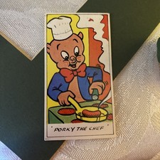 Collectors  Card Porky Pig -