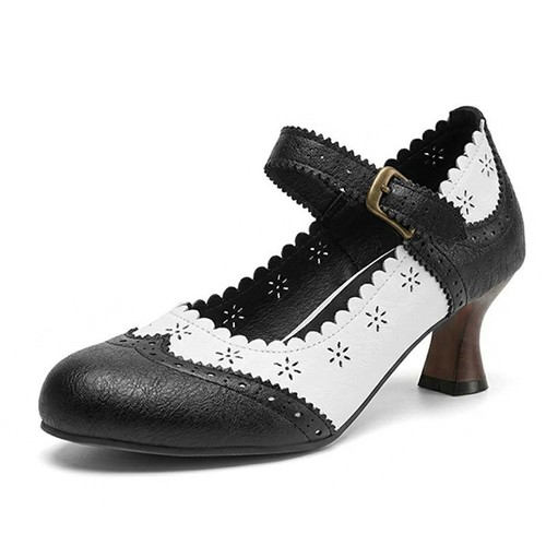 Big size heels large patchwork - heels,