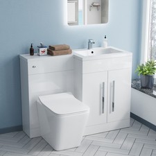 Nes Home 1100mm RH White Basin