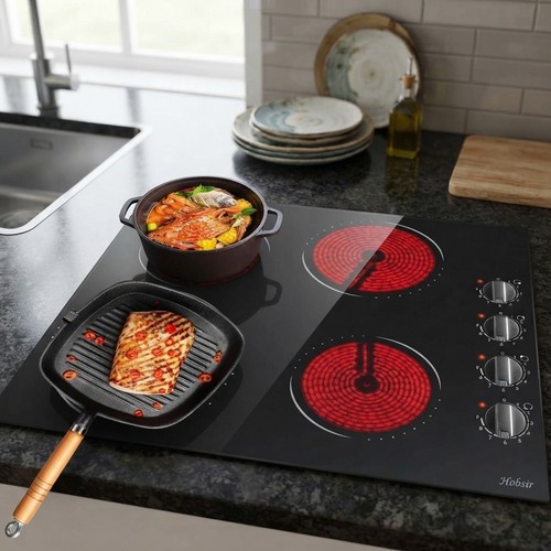 Versatile 60cm ceramic hob - 60cm,