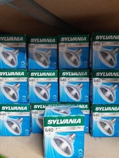 12x SYLVANIA Halogen Bulbs 75W Hi Spot 95 - Edison Screw E27 - Bulk Pack