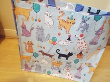NEW Cats and Dogs Party Tesco SHOPPING BAG Reusable freepost UK