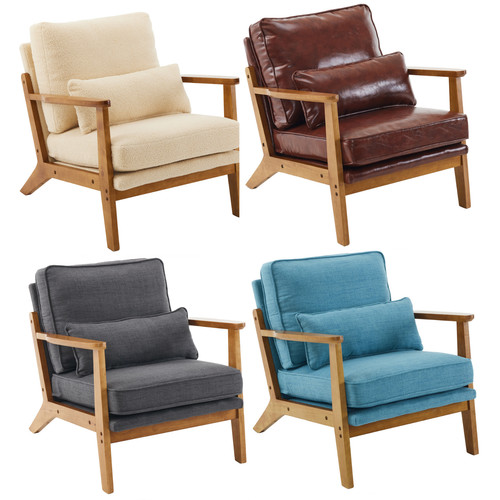 Retro wingback armchair queen - retro,