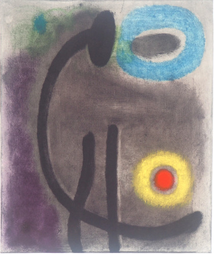 Joan miro woman - woman, sun