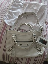 Balenciaga City Bag White with